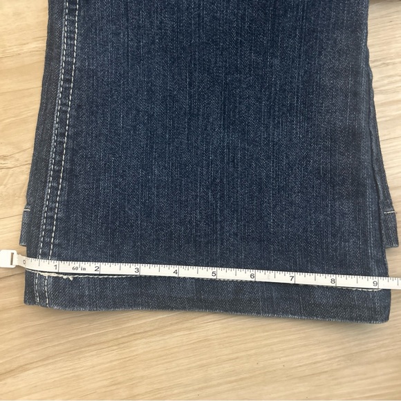 SO Y2K Bootcut Jeans Size 5 Blue Denim Vintage - Picture 8 of 9